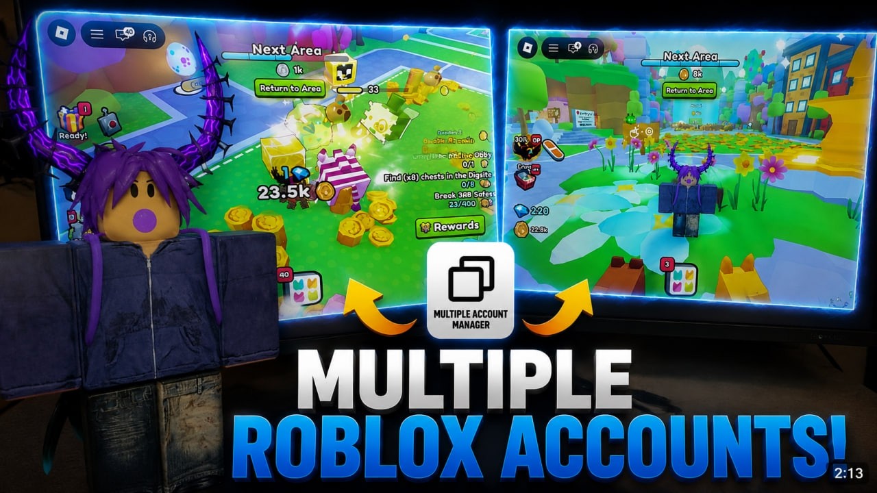 ✨ How to Run Multiple Roblox Accounts at Once - Multi Roblox Tutorial! | Roblox Account Manager