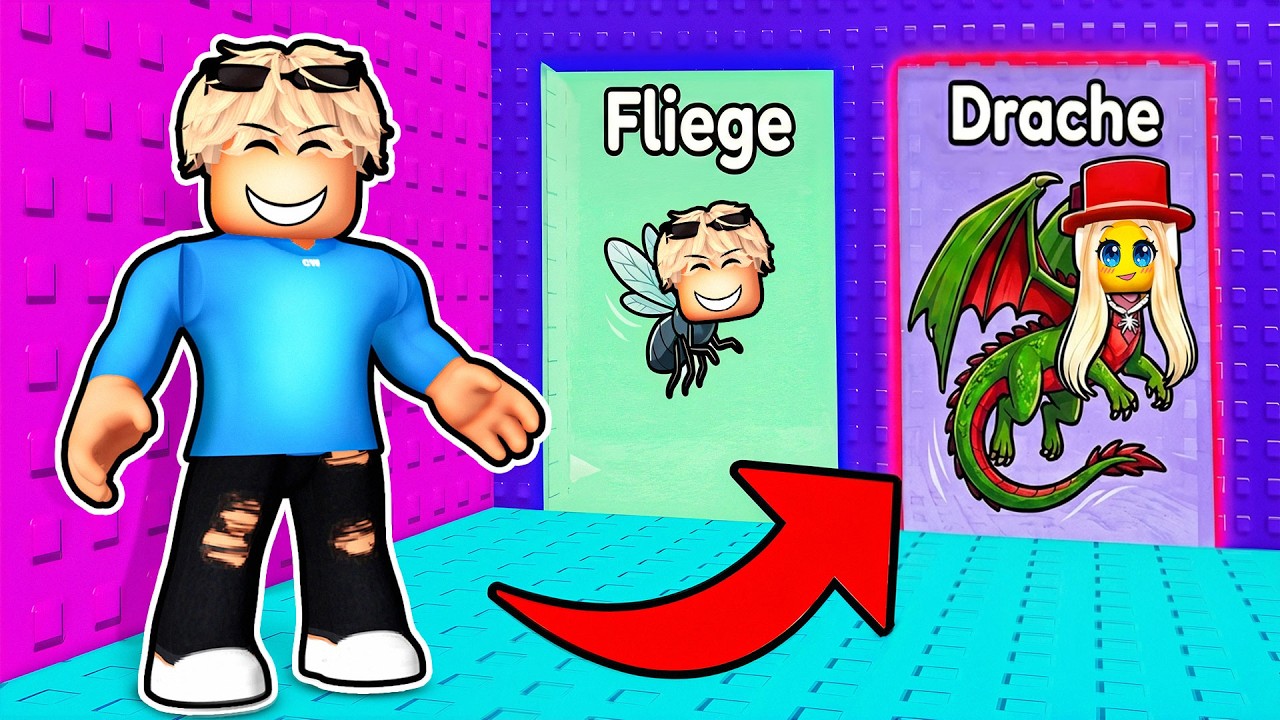 ICH VERWANDELE MICH IN TIERE, UM ZU ÜBERLEBEN in Roblox!