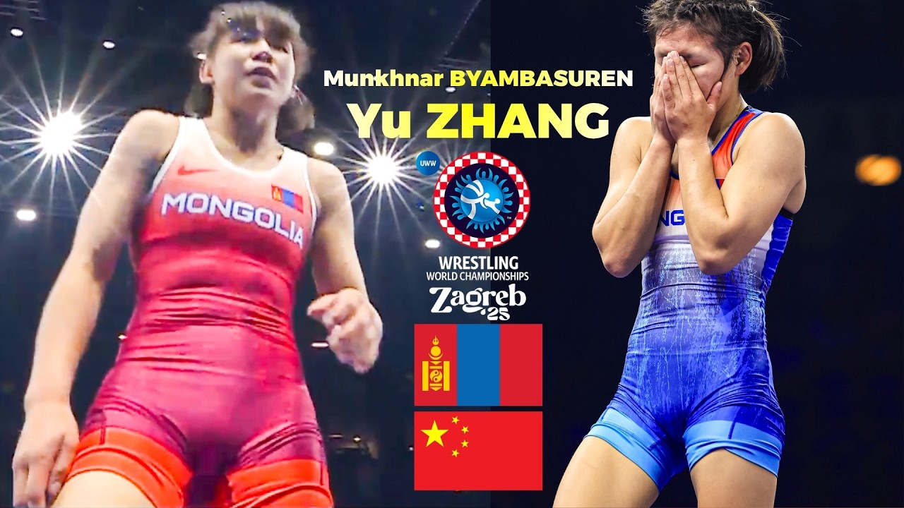 Munkhnar BYAMBASUREN 🇲🇳 vs 🇨🇳 Yu ZHANG. WORLD WRESTLING CHAMPIONSHIPS 2025 | Semi Final | WW 50KG
