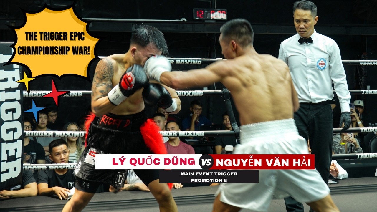 CẬN CẢNH 4K NGUYỄN VĂN HẢI vs LÝ QUỐC DŨNG: Tranh đai Featherweight | Trigger Promotion 8