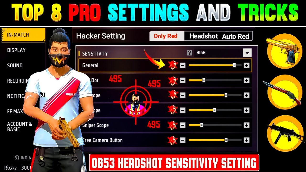 Free Fire Headshot Setting After Ob53 Update 2026⚡Best Sensitivity Settings ⚙️| Sensitivity Setting