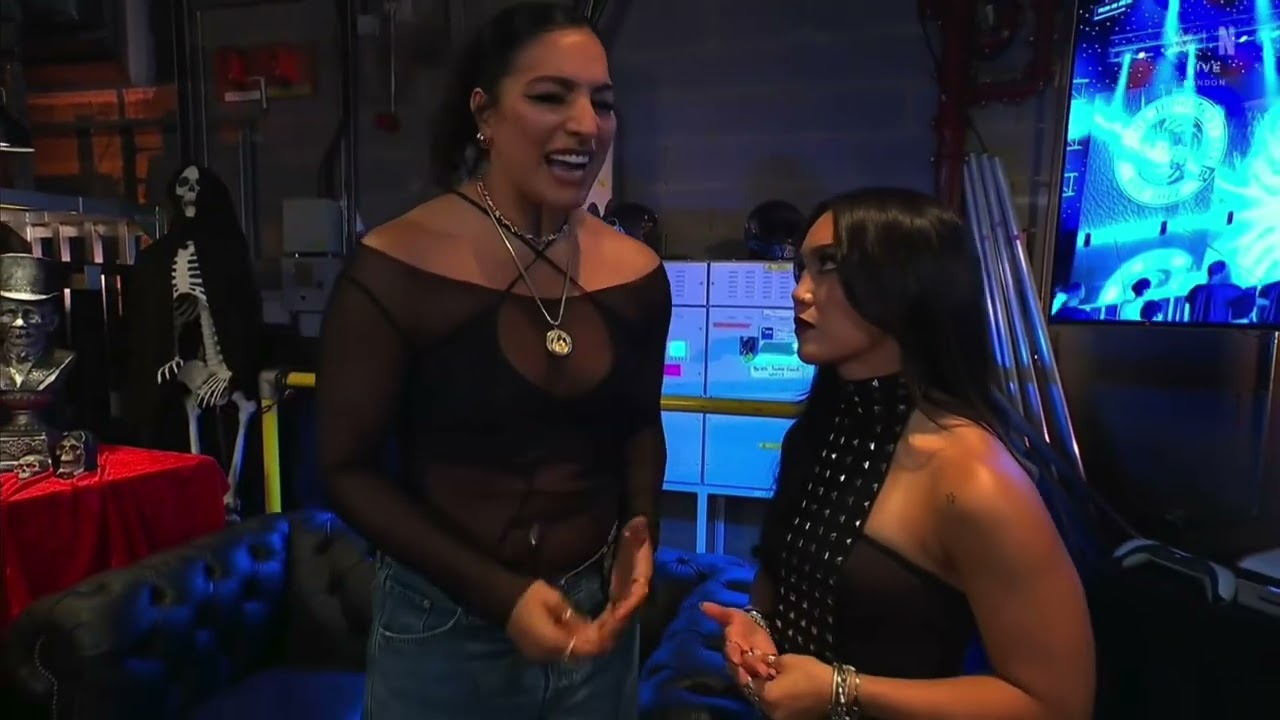 Lyra Valkyria, Bayley, Raquel Rodriguez, Roxanne Perez & Liv Morgan Backstage: Raw June 22 2026