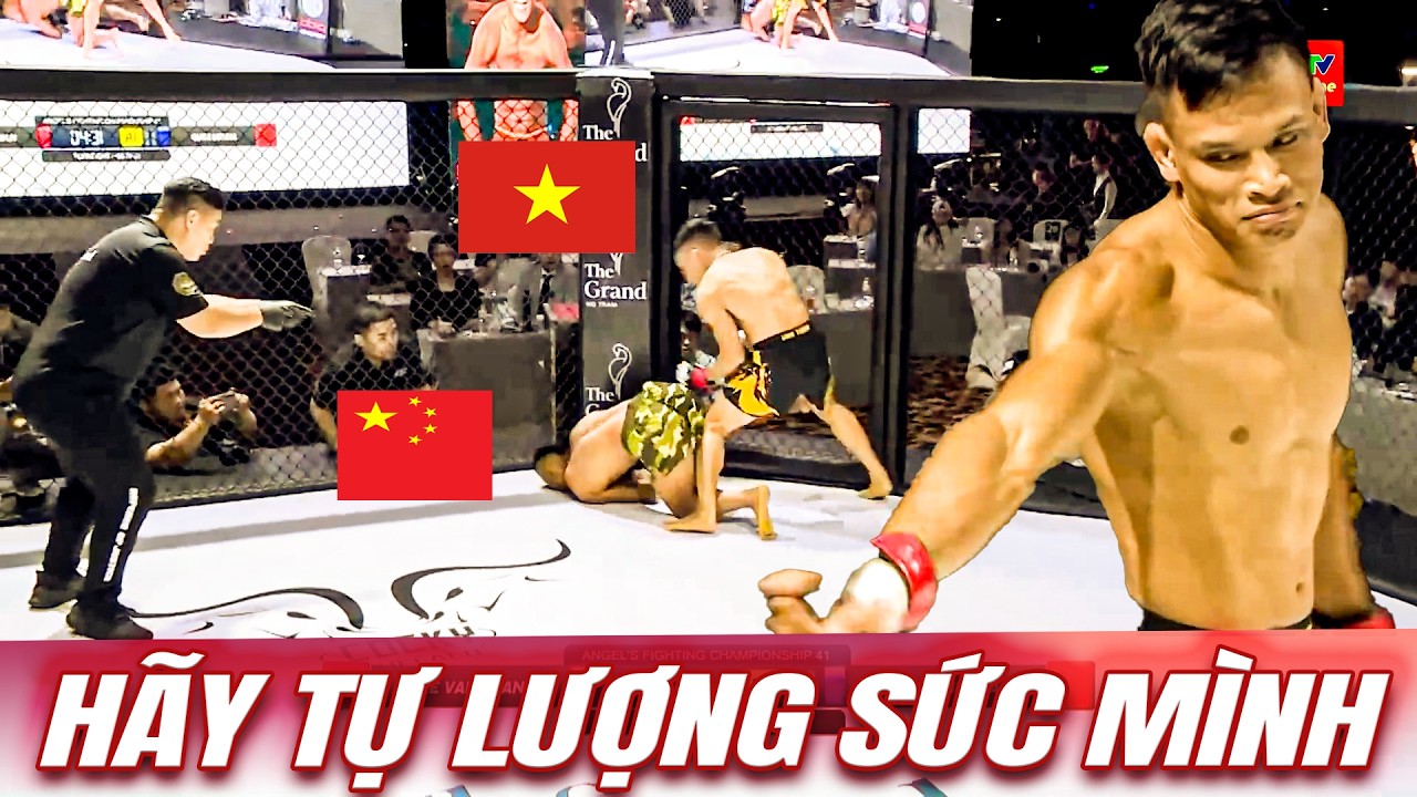Hạ gục 2 võ sĩ Trung Quốc, Văn Tuần đưa tay ra đấu " HÃY BIẾT LƯỢNG SỨC MÌNH"