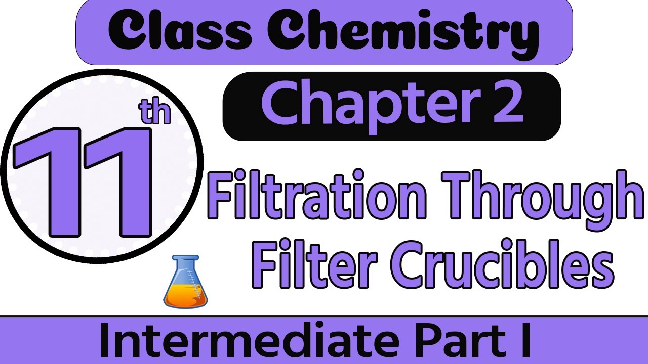 Inter part 1 Chemistry chapter 2 Experimental Techniques in Chemistry