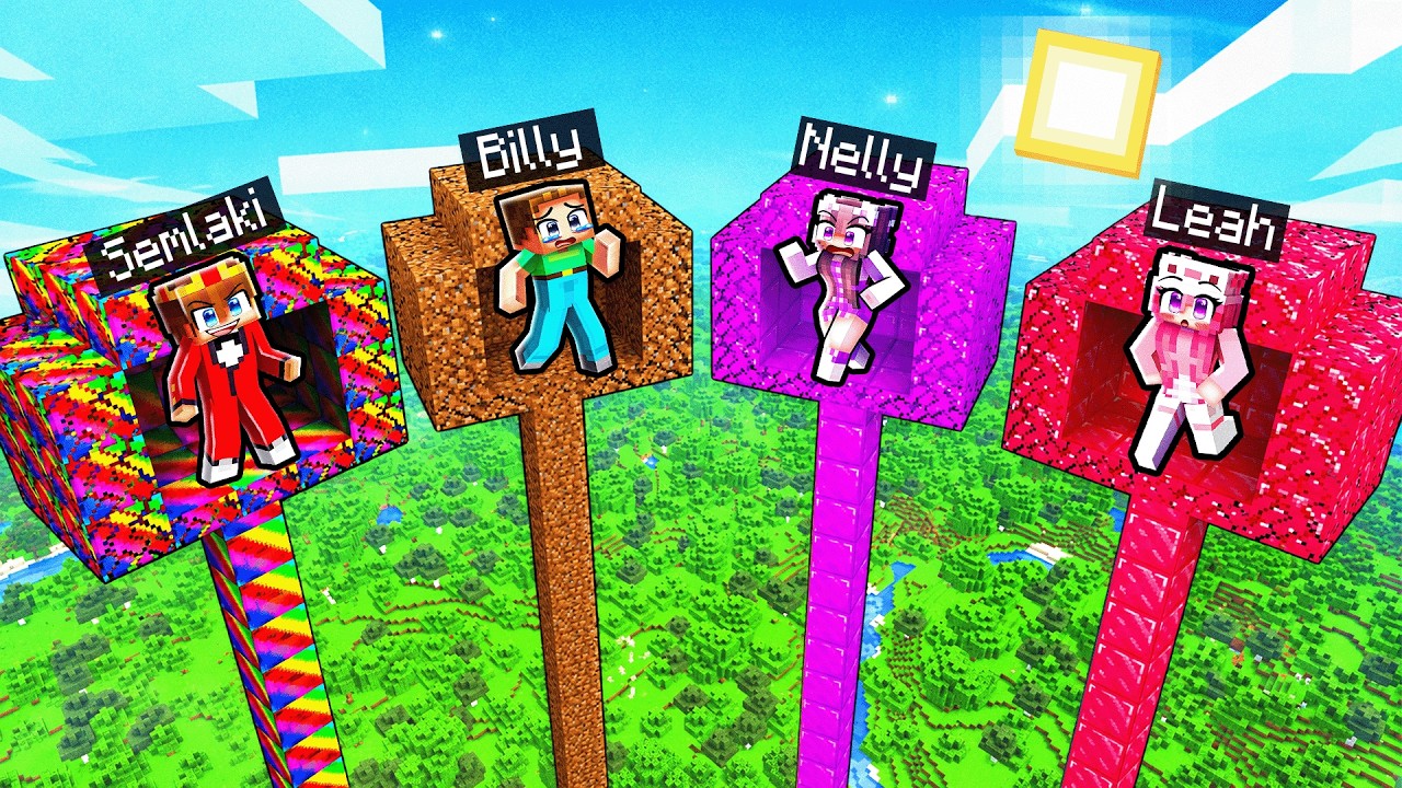 Semlaki und Billy NOOB vs Pro BAUMHAUS BATTLE in Minecraft!