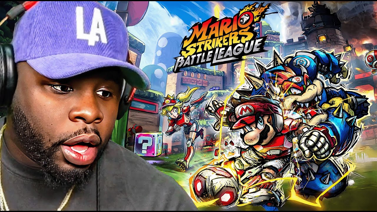 SOMEONE ALWAYS GET HEATED WHEN WE PLAY THESE (Mario Strikers & Mario Tennis) background