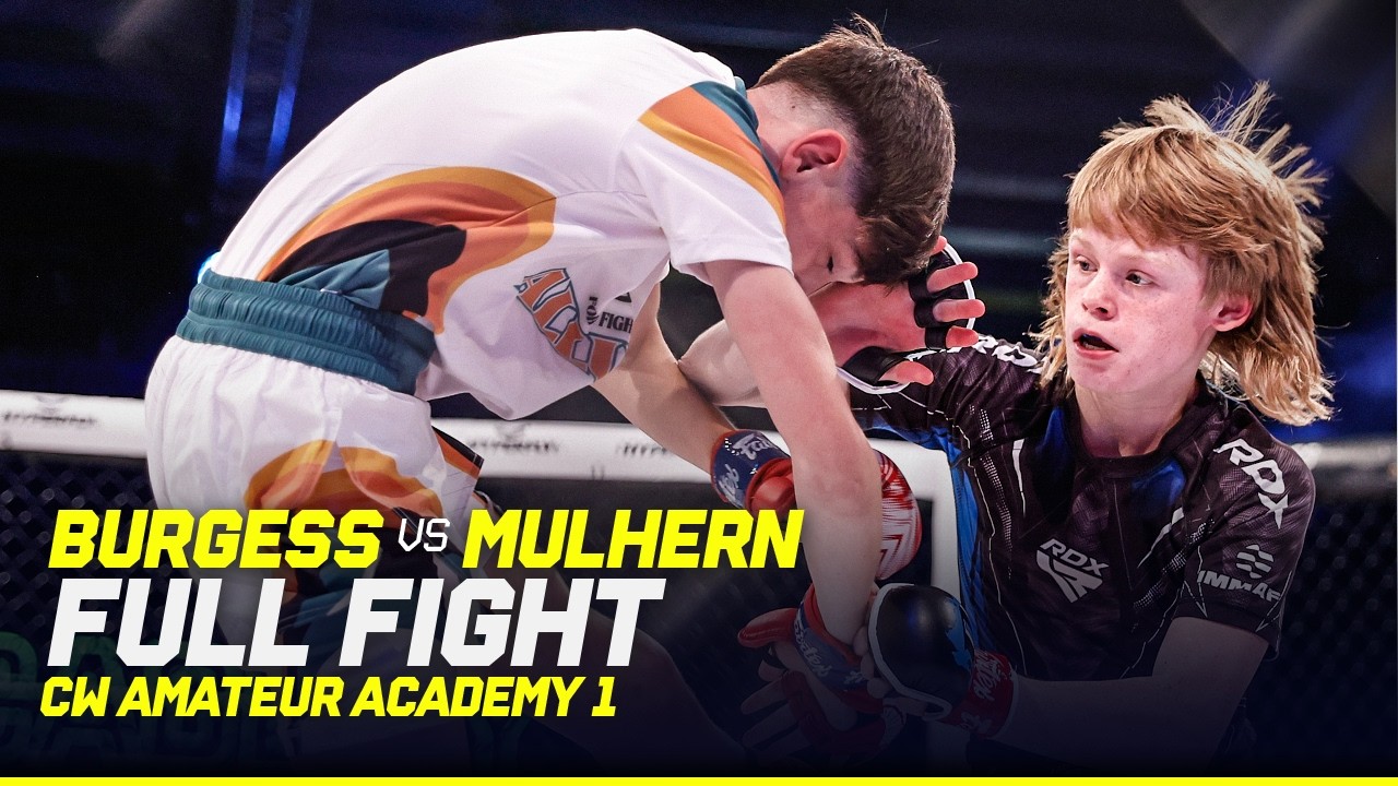 1ST ROUND SUBMISSION π π― | Bobby Burgess vs. Brad Mulhern | CW Amateur Academy 1 Full Fight