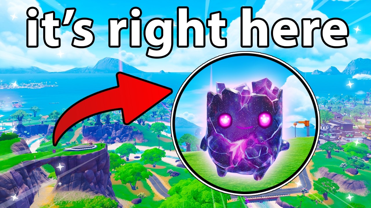 Finding the GALAXY ZERO POINT SPRITE in Fortnite