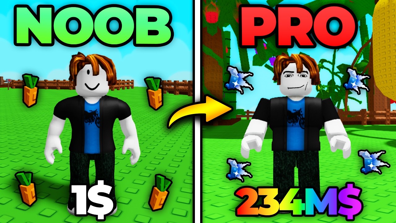 Noob To PRO With NO ROBUX In Grow a Garden 2! (PART 1)