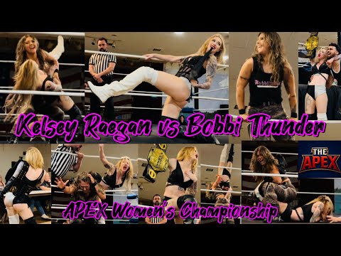 Bobbi Thunder vs Kelsey Raegan (c) APEX Women’s Championship #prowrestling #womenswrestling