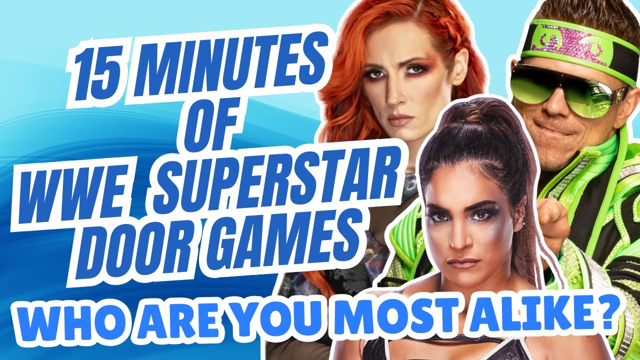 15 Minutes of WWE Superstar Door Games! | Which Superstars Are You Alike?