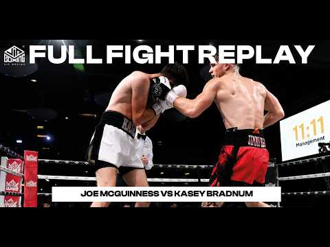 🥊FULL FIGHT REPLAY | Joe McGuinness v Kasey Bradnum | June 13th