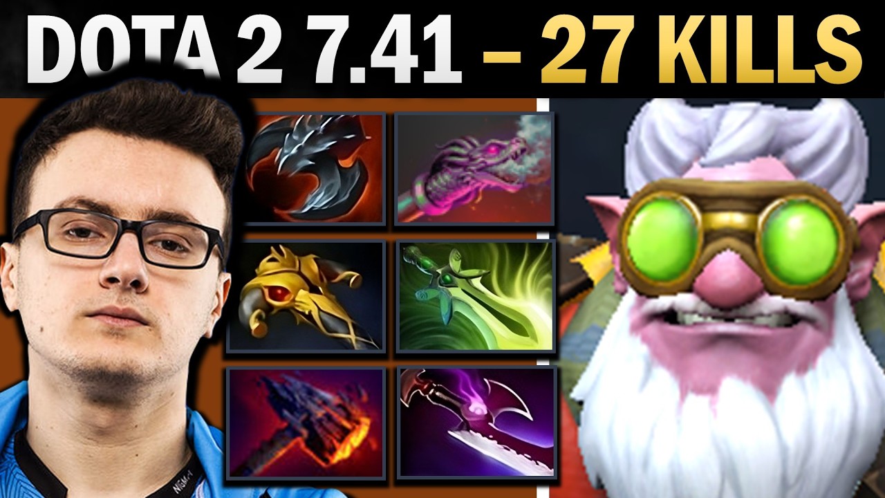 Sniper Dota 2 7.41 with Hydras and Silveredge - Dota Gameplay