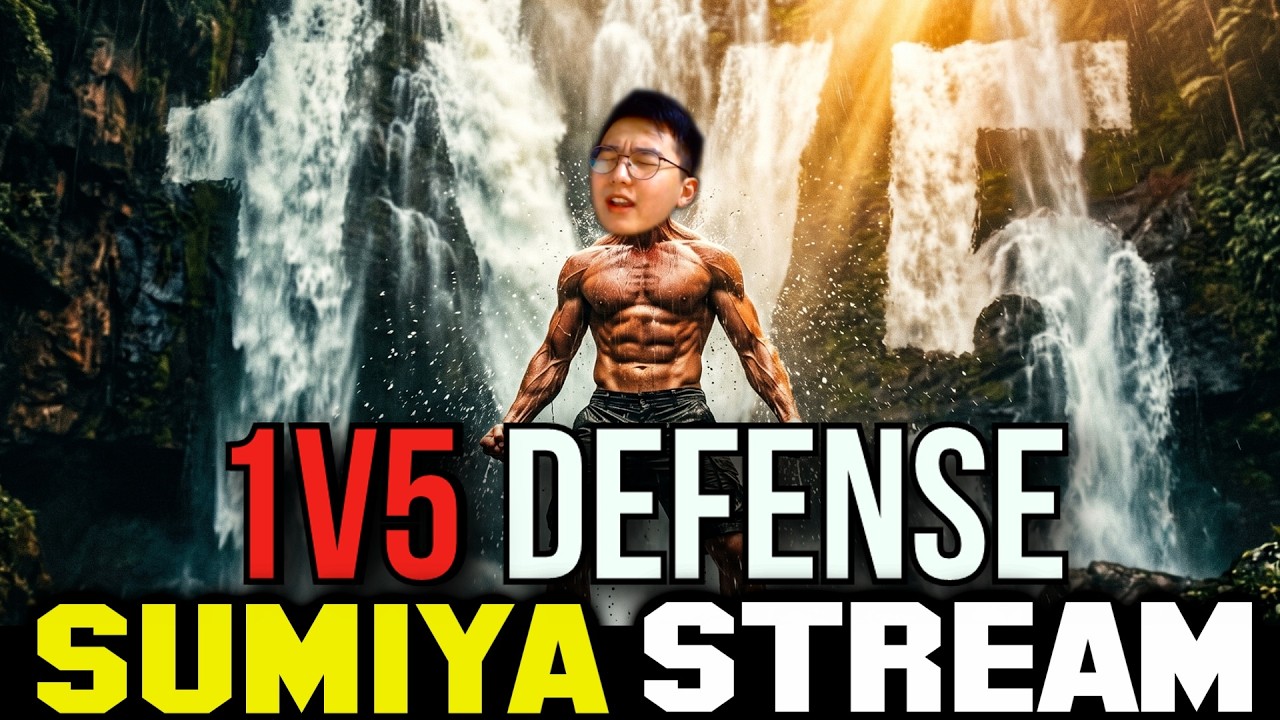 1v5 Fountain Boss Comeback | Sumiya Stream Moments 5593