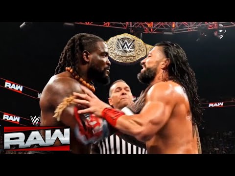 WWE 21 June 2026 Roman Reigns vs Oba Femi World Championship Full Match Highlights WWE RAW 2026