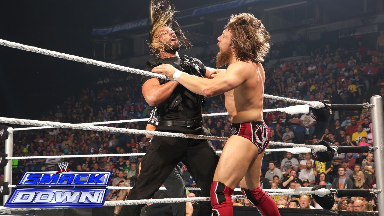 Daniel Bryan vs. Seth Rollins: WWE SmackDown, Sept. 6, 2013 poster - similar to 【LIVE】6月14日(日) DOMINION 6.14 in OSAKA-JO HALL ［第1試合のみ配信］| #njDOMINION [Only 1 matches]