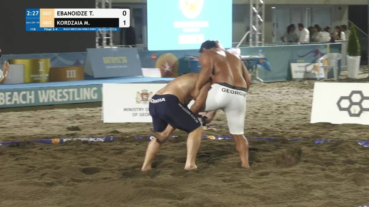 Tedore EBANOIDZE (GEO) vs. Mamuka KORDZAIA (GEO) • Final 3-4 • Men's BW +90Kg