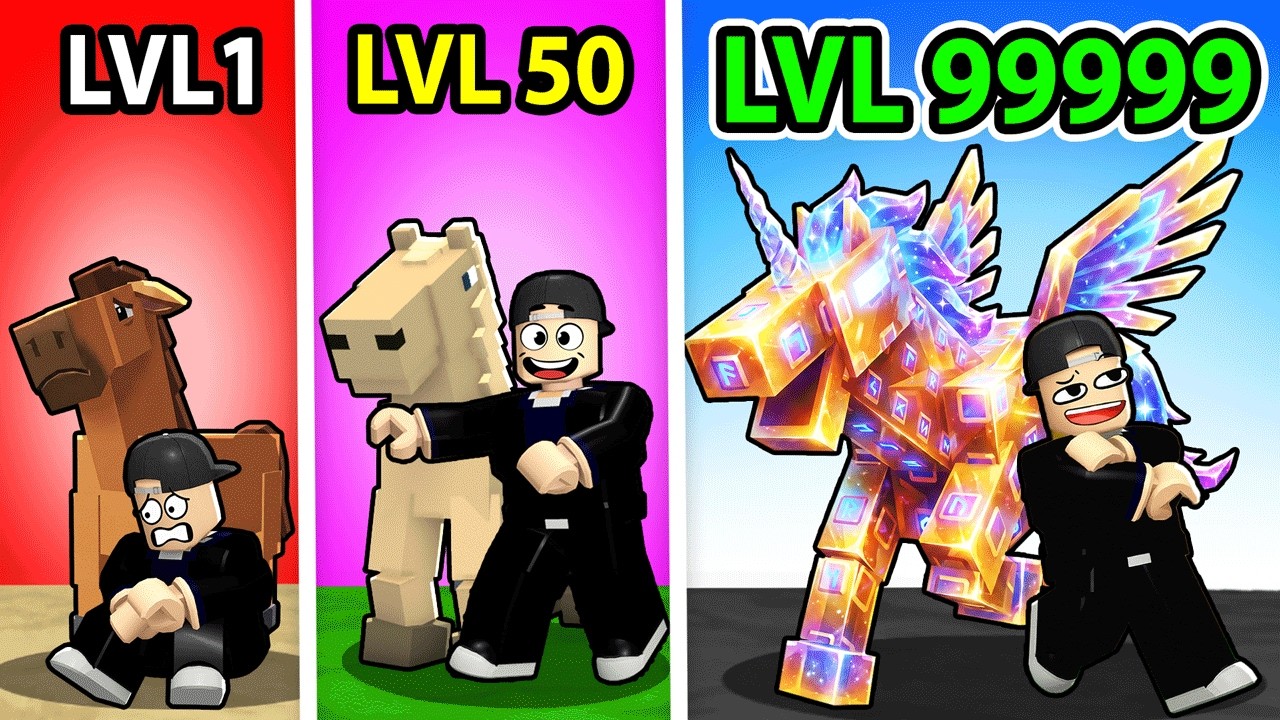 Getting a 1 in 9,371,812 Horse in Roblox Horse RNG