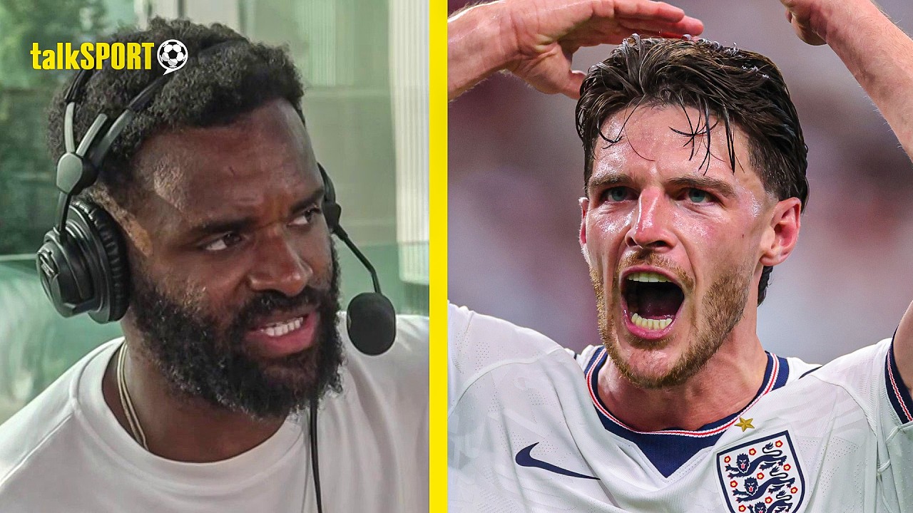 "NOT REPLACEABLE!" Darren Bent CLAIMS Declan Rice is VITAL for England's World Cup Success