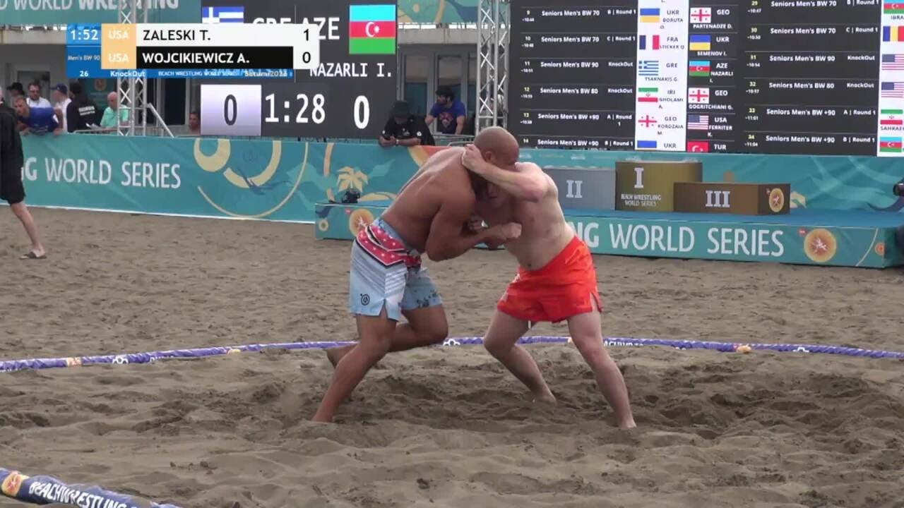 Terrence Mosley ZALESKI (USA) vs. Abraham Joseph WOJCIKIEWICZ (USA) • KnockOut • Men's BW 90Kg
