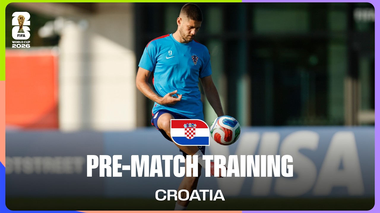 Croatia Train Before Panama | FIFA World Cup 2026™