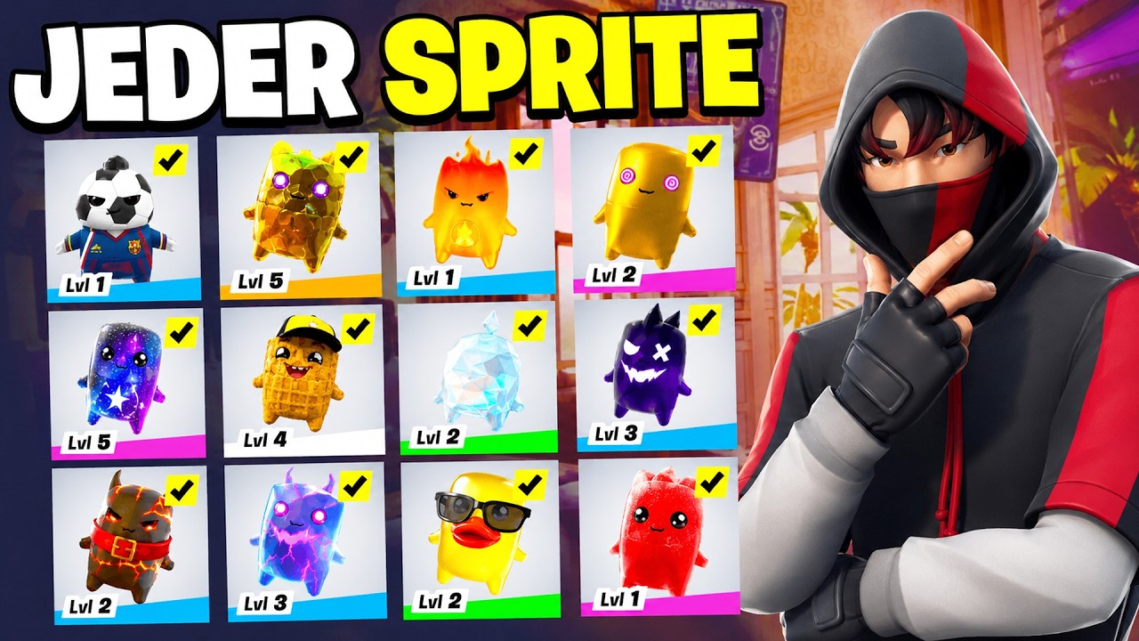 Ich habe ALLE Sprites in Fortnite GEFUNDEN!