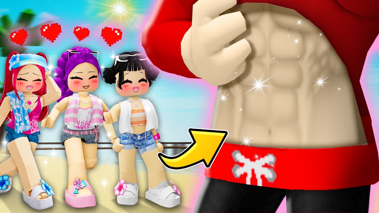 JJ Become STRONGEST Bodybuilder To Troll Huntrix Girls - Maizen Roblox
