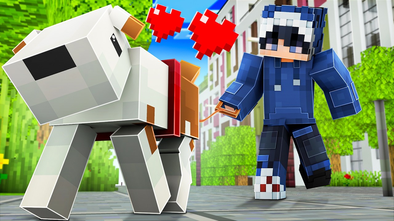 Ich habe HAUSTIERE in Minecraft adoptiert...