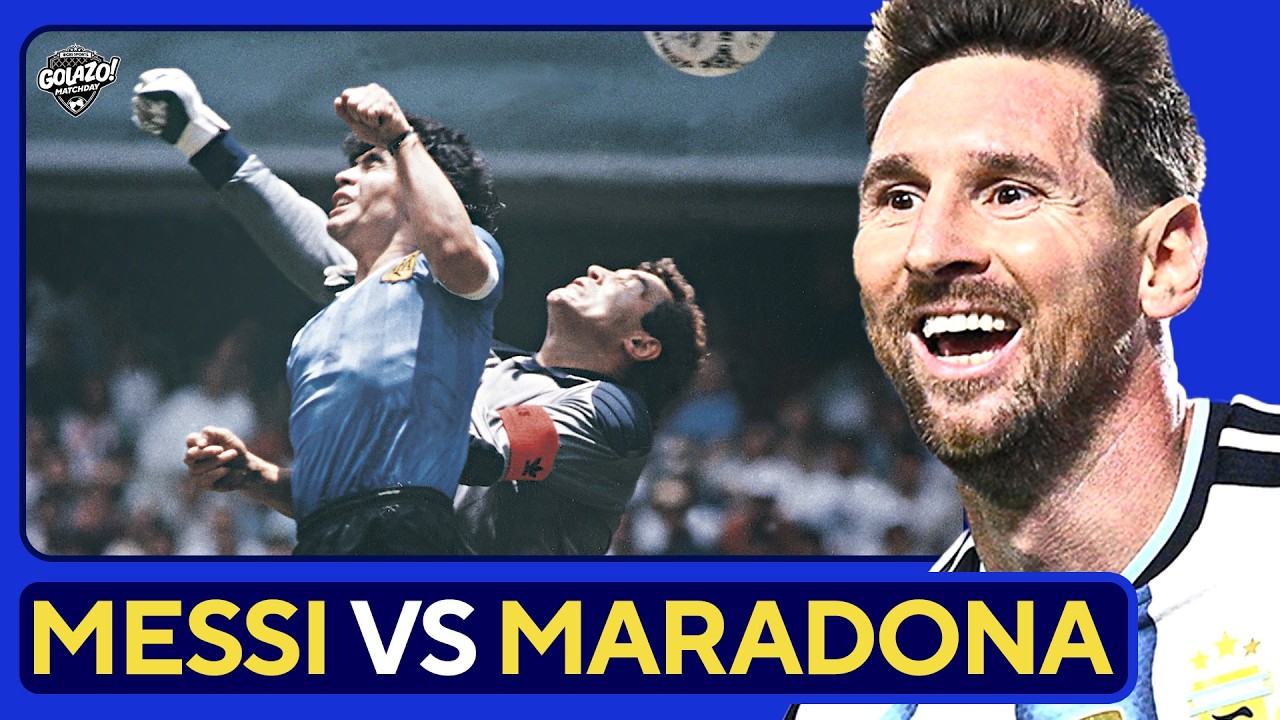 Argentina's MOST ICONIC World Cup Goal | Messi or Maradona??