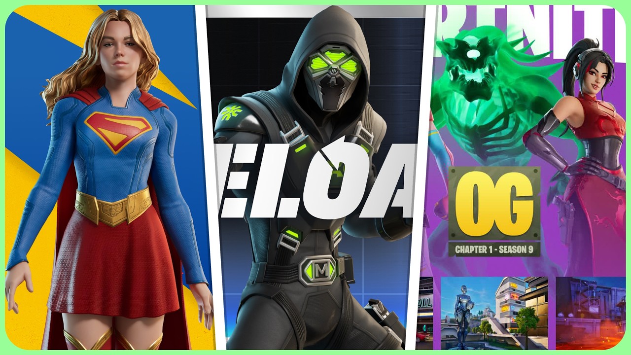NEW Fortnite Updates This Week! (Supergirl, Vigor, & OG Pass Season 9!)