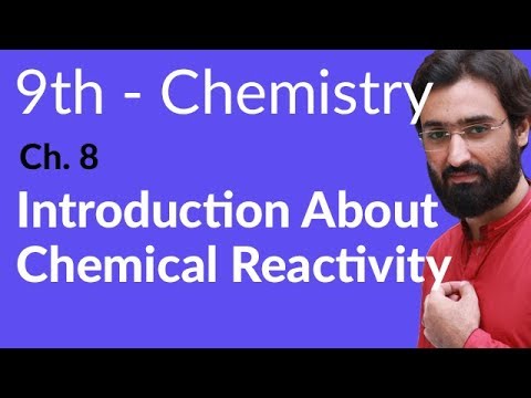 9th Class Chemistry Chapter 8 Chemical Reactivity