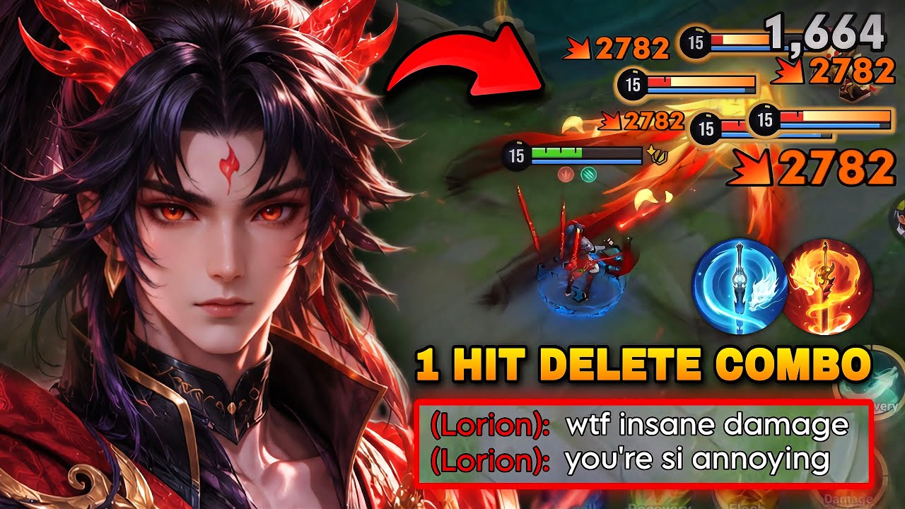 TOP 1 LOONG 1 HIT DELETE COMBO WIPING ENEMIES IN FARM LANE RANK GAMEPLAY! | HONOR OF KINGS