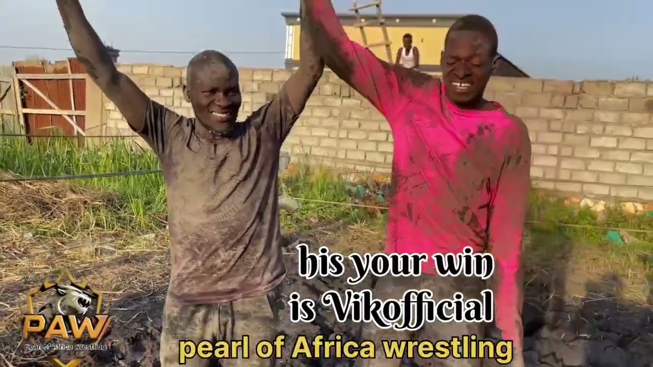 PAW MUD WRESTLING AFRICA RISE UP PAW #viral #africa #wrestling