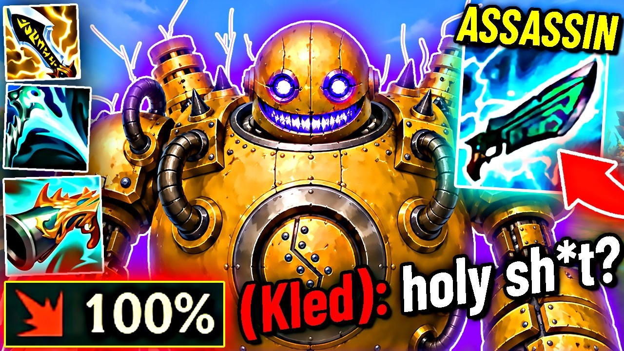 New ASSASSIN BLITZCRANK is just RIDICULOUS (100% Crit)
