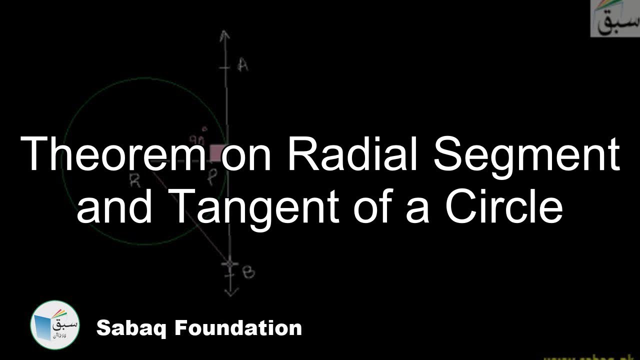 Tangent to a Circle