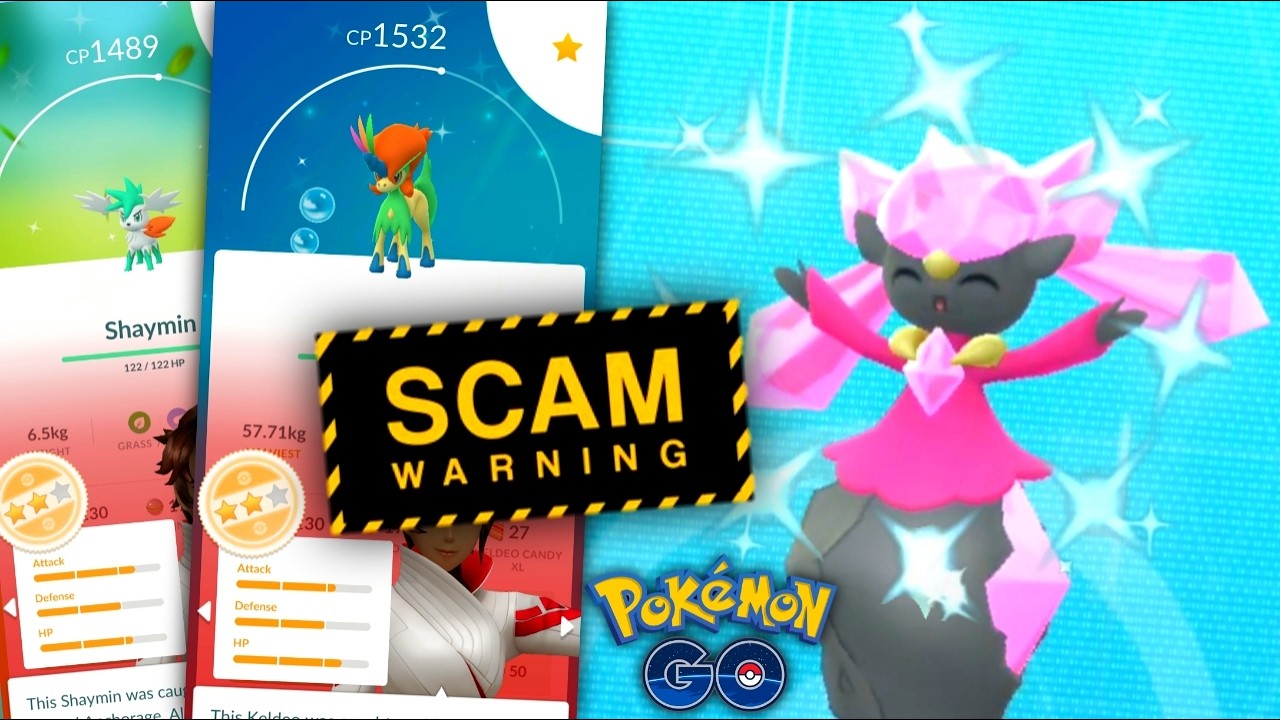 *GETTING MY SHINY DIANCIE & WHAT'S GOING ON WITH THIS PAID SHINY MYTHICAL BAD IV SCAM?* Pokemon GO