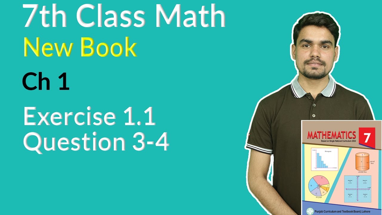 Class 7 Maths Chapter 1 - Exercise 1.1 Question 3 and 4 - 7th Class Math Chapter 1