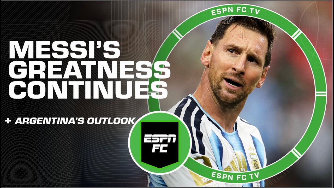 ESPN FC love THIS while watching Lionel Messi playing for Argentina