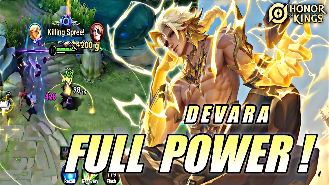 Devara FULL POWER! - Pro Technique & Strategy Gameplay Devara | Honor Of Kings (HOK)