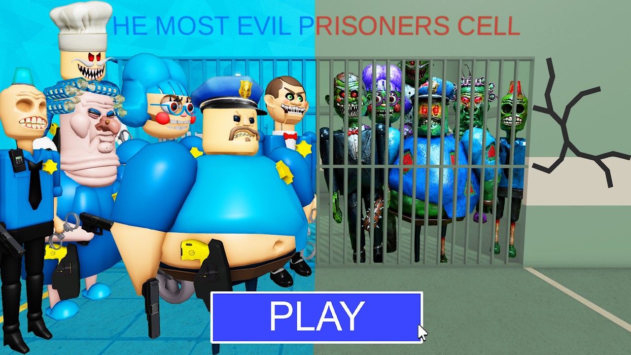 ZOMBIE Bosses Vs POLICE Bosses! BARRY'S PRISON RUN! #roblox #obby