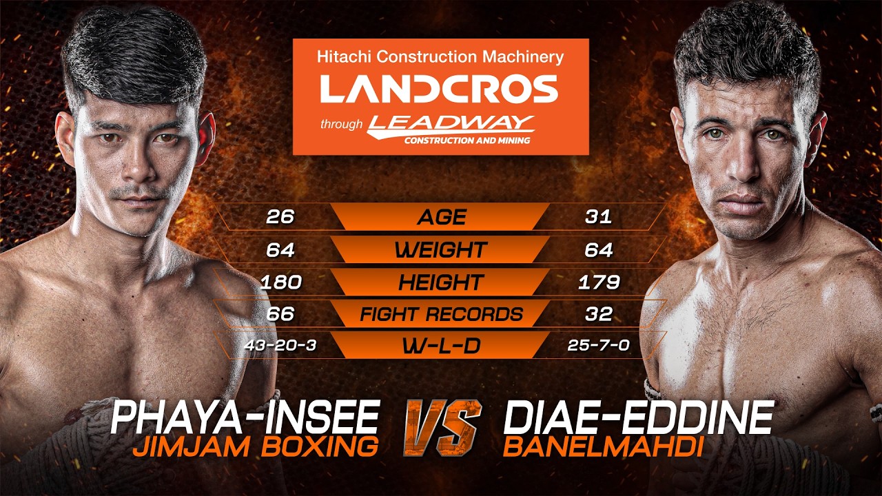 Phaya-Insee Jimjam Boxing vs. Diae-Eddine Banelmahdi | THAI FIGHT LEAGUE 104 | 14 June 2026