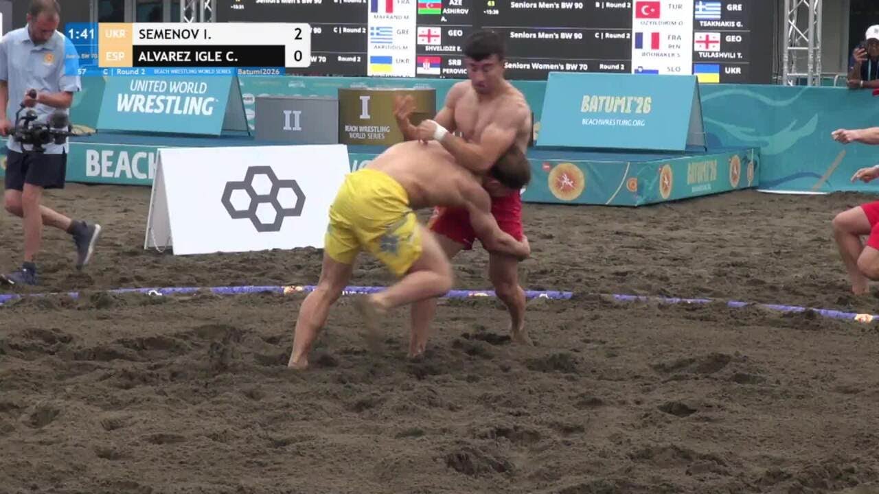 Ivan SEMENOV (UKR) vs. Carlos ALVAREZ IGLESIAS (ESP) • C | Round 2 • Men's BW 70Kg