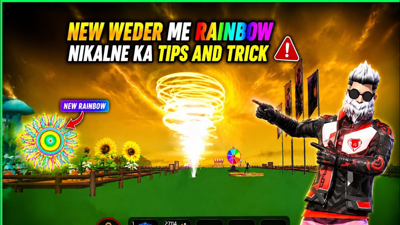 😱 NEW WEATHER ME RAINBOW NIKALNE KA TIPS & TRICKS 🌈 | 100% WORKING ✅ | FREE GARDEN NEW GLITCH 🤯
