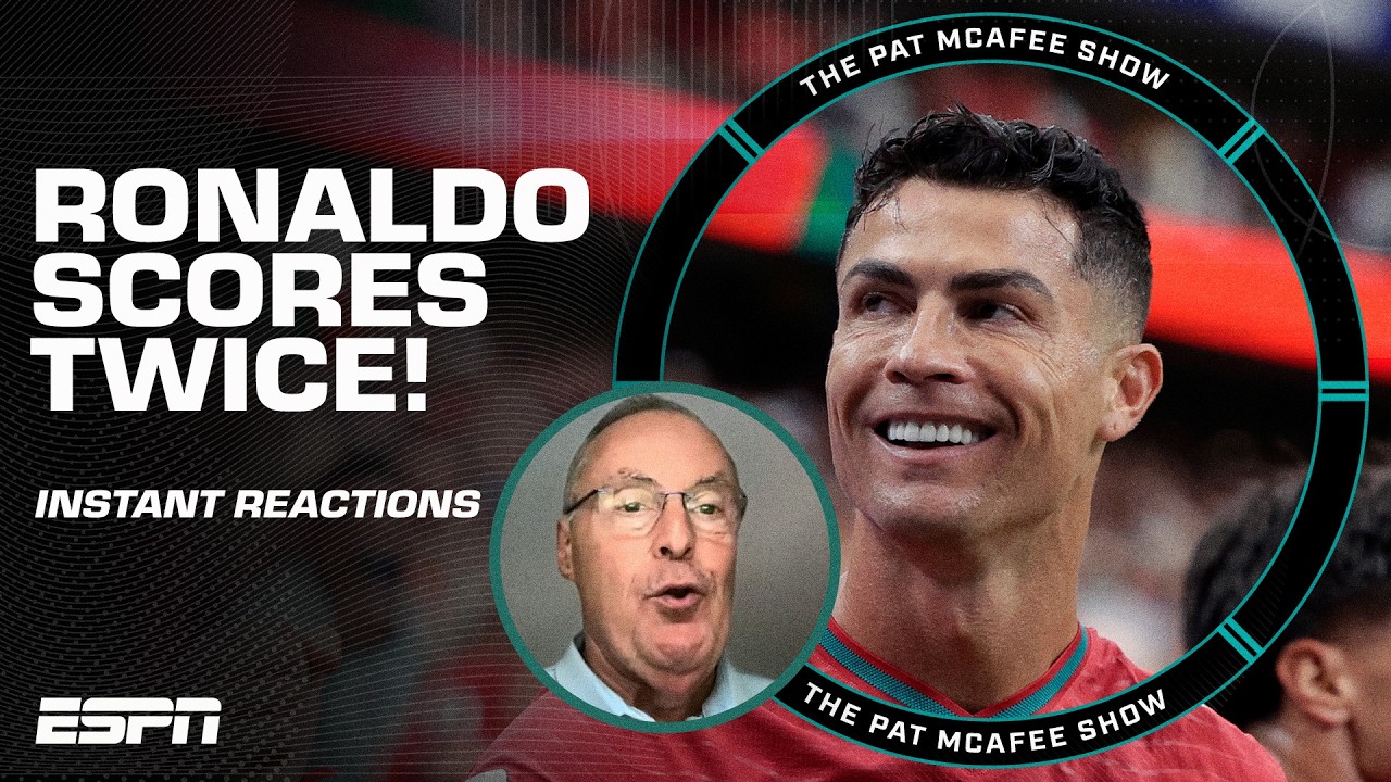 Ronaldo GOOAALLSS ЁЯЧгя╕П Cristiano's 2 goals, Messi, USMNT & more w/ Andres Cantor | The Pat McAfee Show