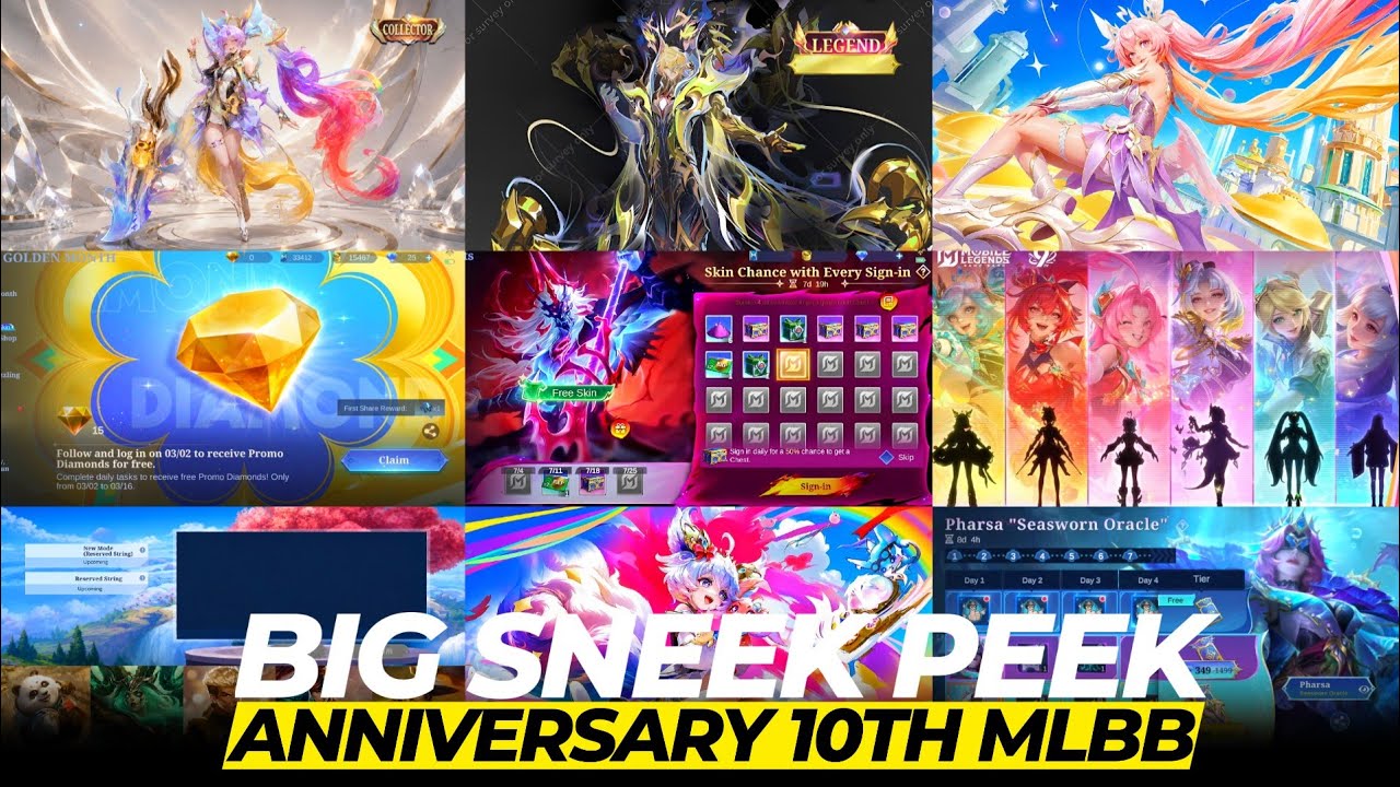 10 BIG UPDATE ANNIVERSARY 10TH MLBB | FREE LAYLA COLLECTOR | NOSTALGIA MODE | XAVEIR LEGEND SKIN