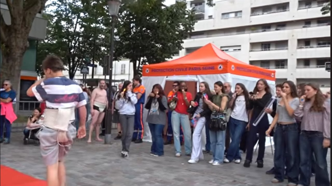 パリの相撲チームに地元の学生さんが参加 ベルシー公園相撲イベント PARIS sumo team 2026/6/12