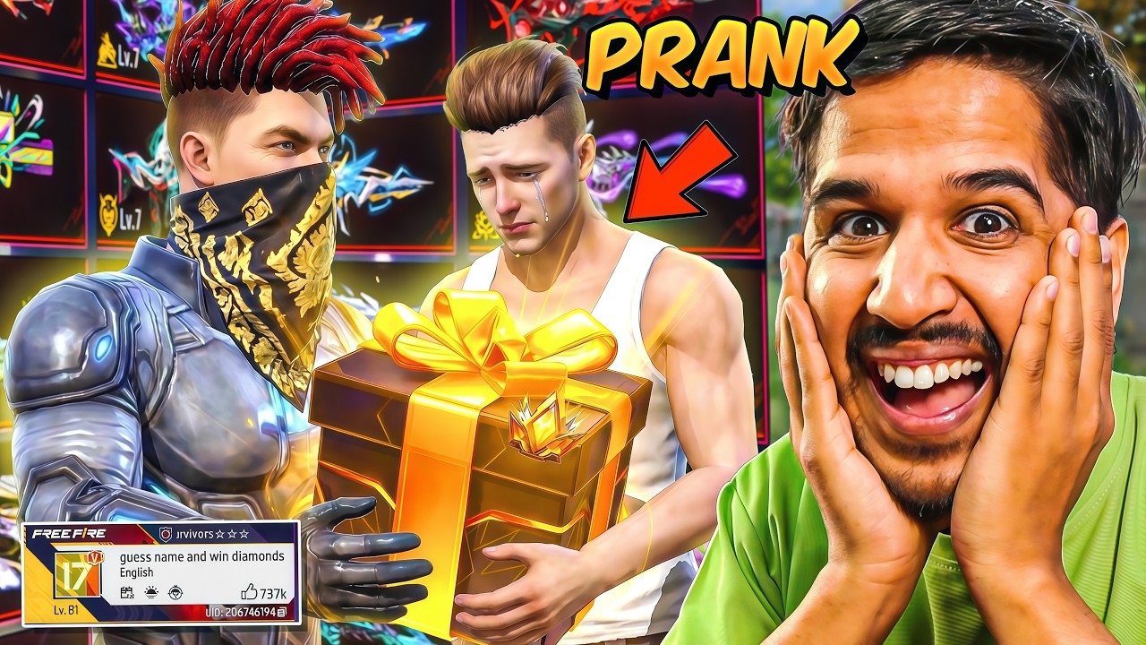 EASY GAME PRANK ON RANDOMS GONE WRONG 🤣 NOOB TO PRO IN FREE FIRE 🤑 Desi Gamers