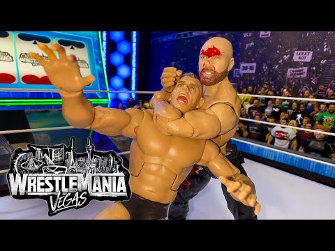 Jon Moxley vs Gunther WWE Action Figure Match!
