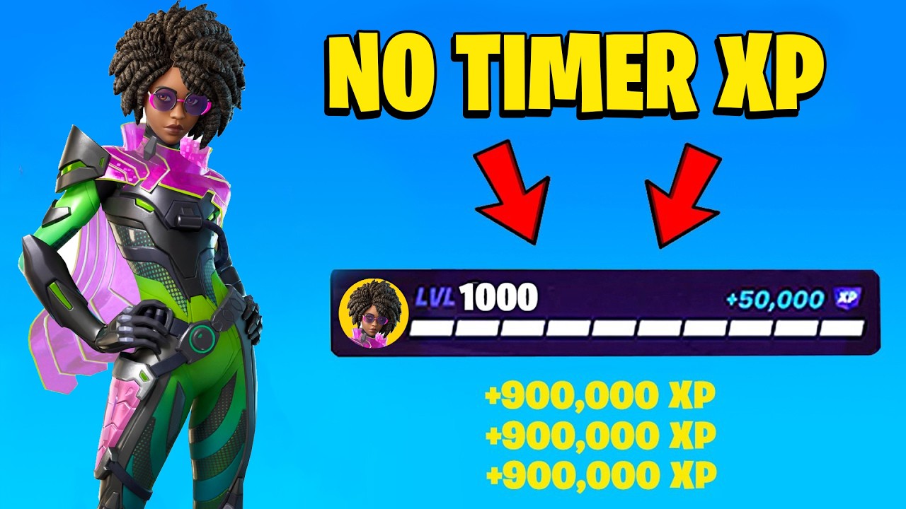 NEW BEST *NO TIMER* FORTNITE XP MAP to FARM & LEVEL UP FAST in FORTNITE Chapter 7 Season 3 (225,000)