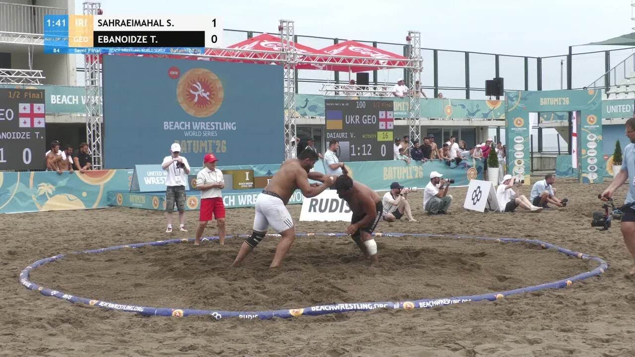 Seyedamirreza Seyedahmad SAHRAEIMAHALI (IRI) vs. Tedore EBANOIDZE (GEO) • Semi Final • Men's BW +90K
